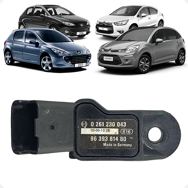 Sensor Map Peugeot 206 207 1.6 Citroen C3 C4 Xsara 1.6