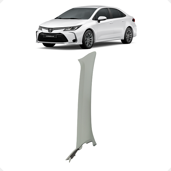 Acabamento Coluna Direita Toyoa Corolla 2021 2022 2023