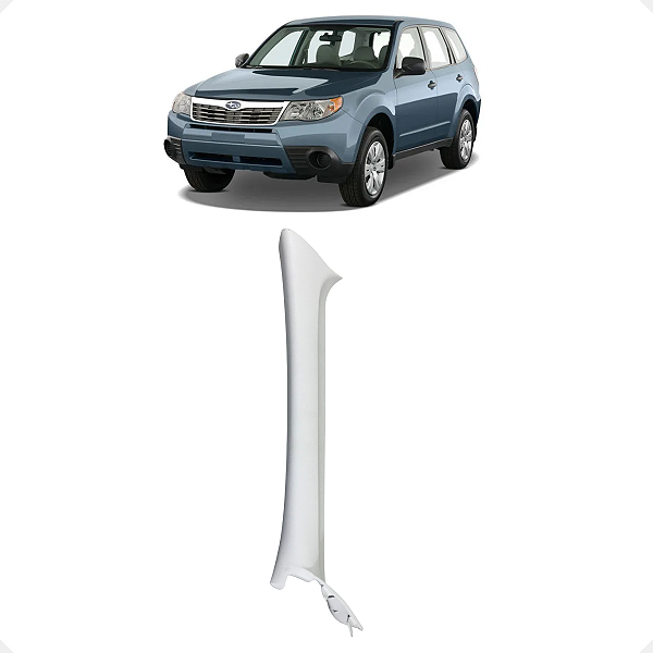 Acabamento Coluna Dianteira Esquerdo Subaru  Forester 2010