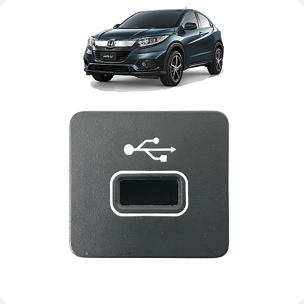 Moldura Conector USB Honda Hr-v 2022 2023 2024