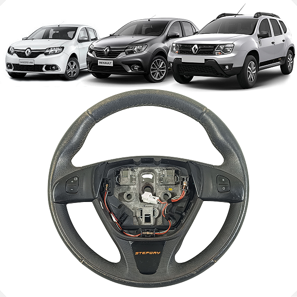 Volante Direção Renault Duster Sandero Logan 2017 2018 2019