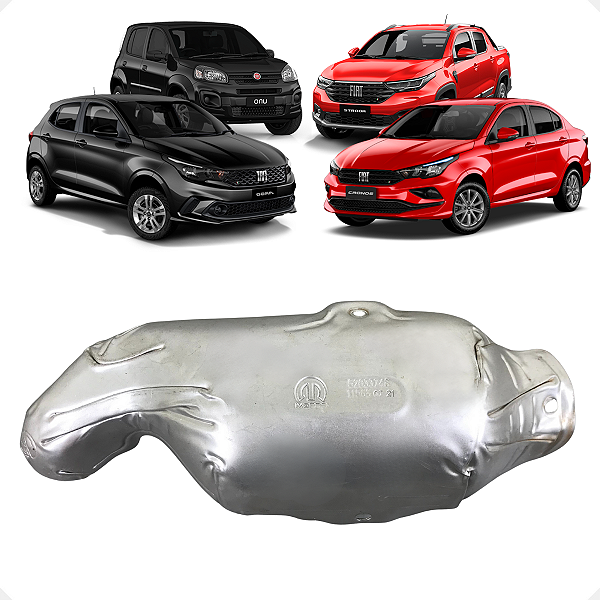 Protetor Catalisador Fiat Strada Argo Cronos Uno 2020 2021