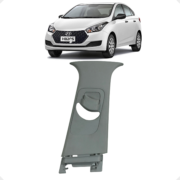 Moldura Coluna Cinto Direito Hyundai HB20 2017 2018 2019