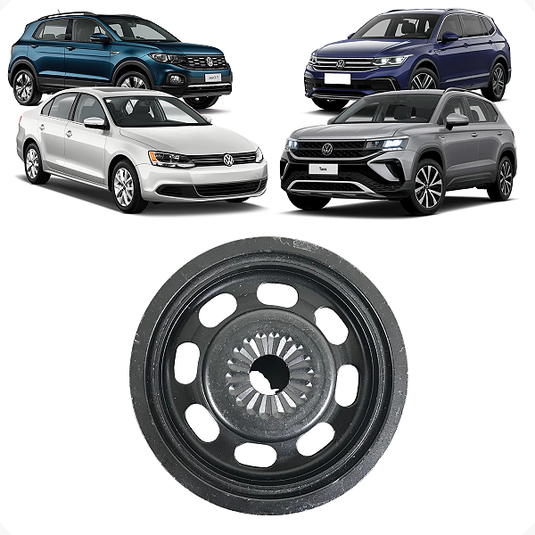 Polia Virabrequim VW T-Cross Tiguan Jetta Taos 1.4 TSI