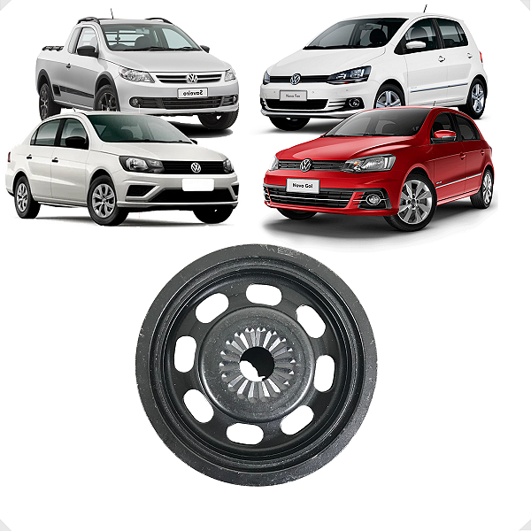 Polia Virabrequim Volkswagen Gol Fox Voyage Saveiro 1.6 MSI