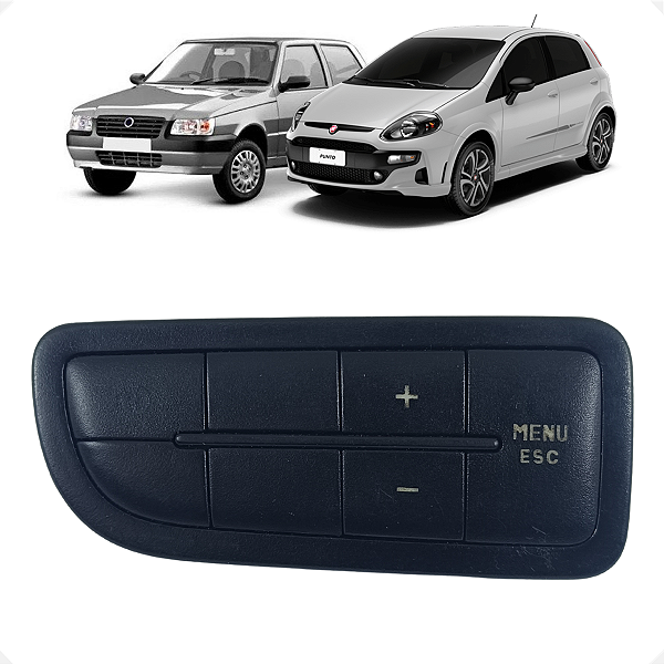 Botão Comando Farol Milha Punto Uno 2008 2009 2010 2011 2012