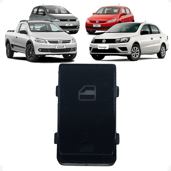 Botão Vidro Volkswagen Gol Fox Voyage Saveiro 2014 2015 2016