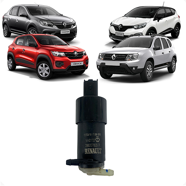 Bomba Motor Esguicho Limpador Captur Duster Kwid Sandero