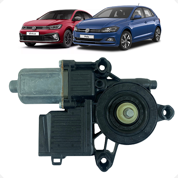 Motor Maquina Vidro Dianteiro Direito Vw Polo Virtus 2020