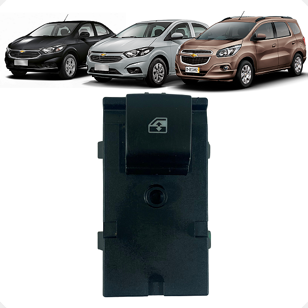 Botão Vidro Traseiro Chevrolet Onix Prisma Spin 2017 2018