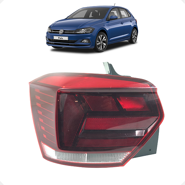 Lanterna Esquerda Volkswagen Polo 2018 2019 2020 2021 2022