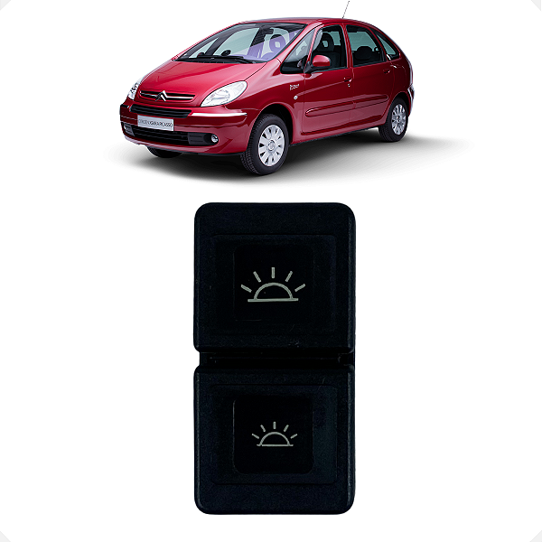 Comando Botão Luz Painel Citroen Xsara Picasso 2005 a 2012