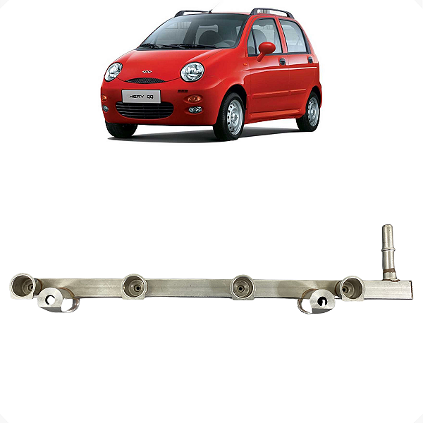 Flauta Bico Injetor Chery QQ 2011 2012 2013 2014