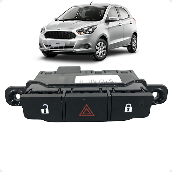 Botão Alerta Trava Destrava Ford Ka 2015 2016 2017 2018 2019