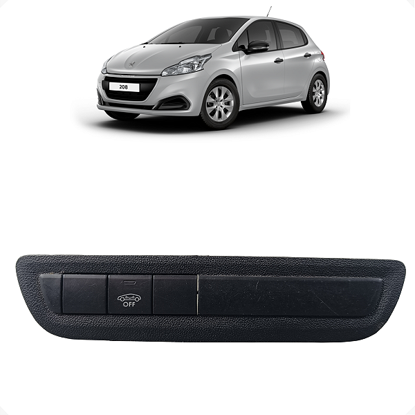 Comando Botão Sensor Estacionamento Peugeot 208 2014 á 2018