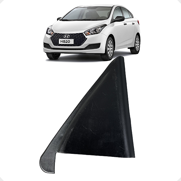 Acabamento Porta Traseira Esquerda Hyundai Hb20 2016 a 2019