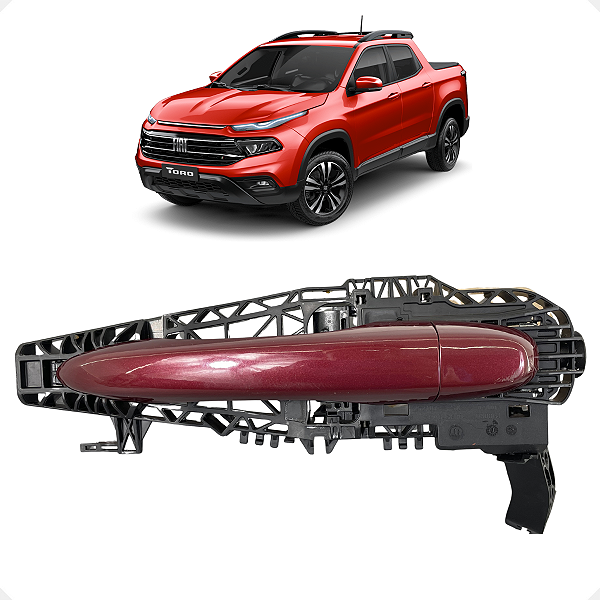 Maçaneta Externa Porta Traseira Esquerda Fiat Toro 2021 2022