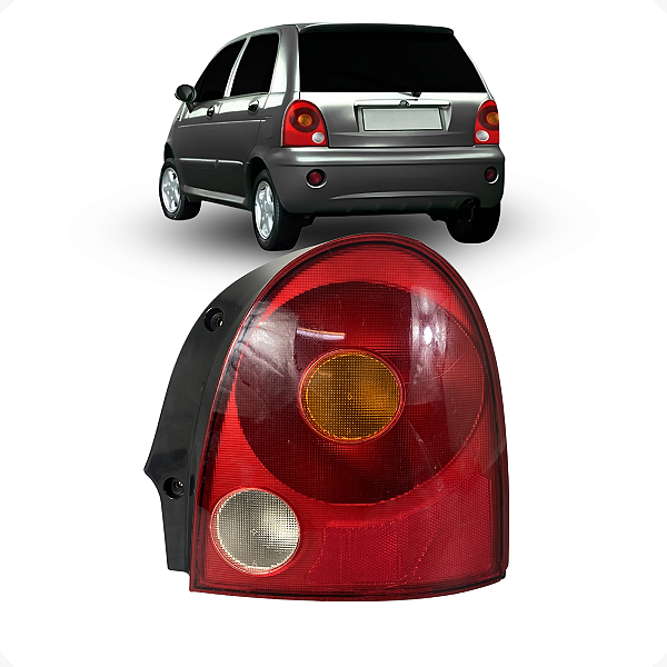 Lanterna Traseira Direita Chery QQ 2011 2012 2013 C/Detalhe