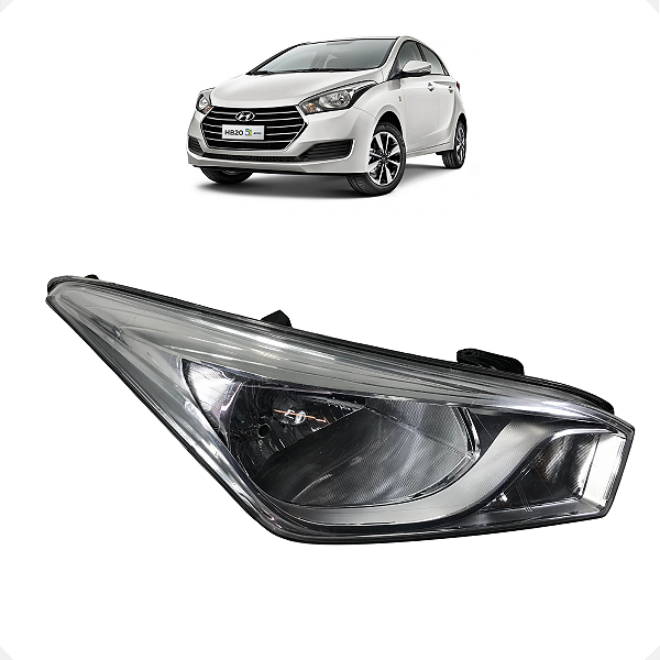 Farol Direito Hyundai HB20 HB20X 2013 a 2019