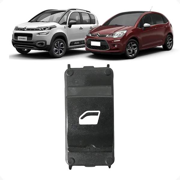 Botão Vidro Elétrico Citroen C3 Aircross 2013 a 2017