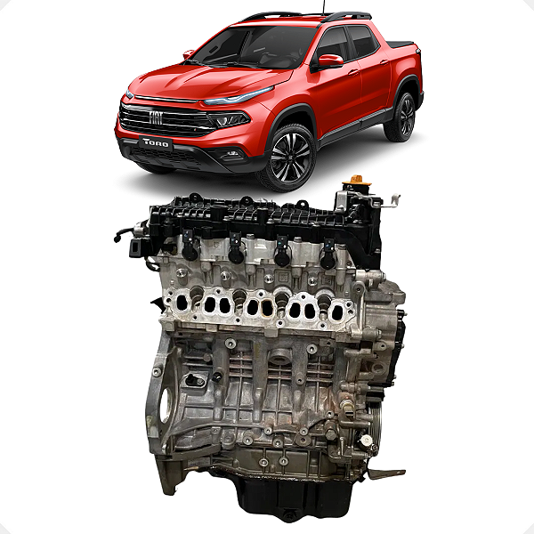 Motor Parcial Fiat Toro Turbo T270 1.3 16V 2021 2022 Detalhe