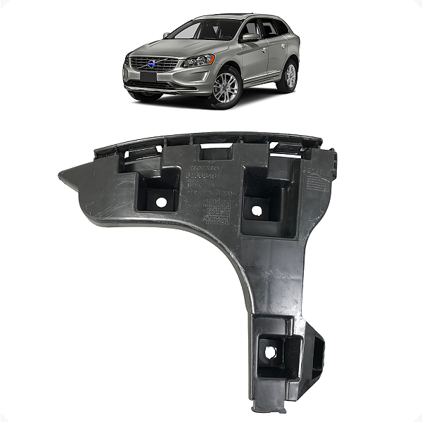 Guia Parachoque Traseiro Esquerdo Volvo XC60 2014 a 2017