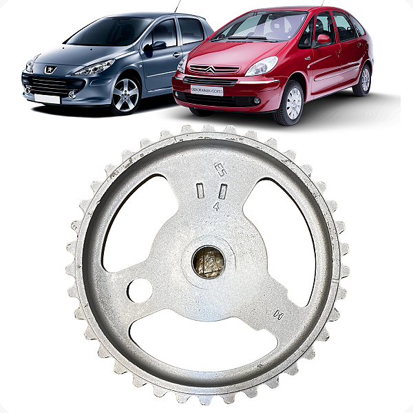 Polia Comando Válvula Peugeot 307 Xsara 2.0 2003 2004 2005