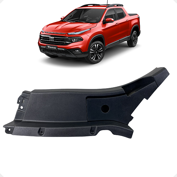 Acabamento Coluna Traseira Esquerda Fiat Toro 2019 a 2023