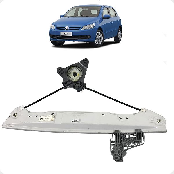 Maquina Vidro Traseiro Esquerdo Vw Gol G6 Voyage S/Motor