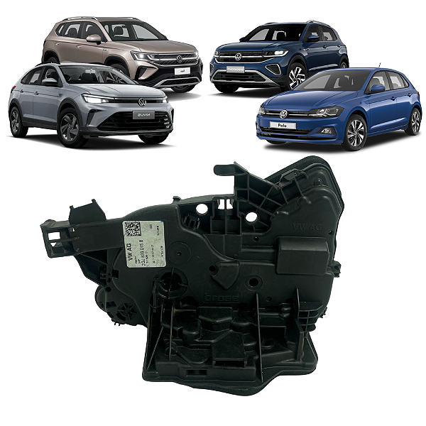 Fechadura Traseira Esquerda VW  Polo Nivus Taos Tiguan 2024