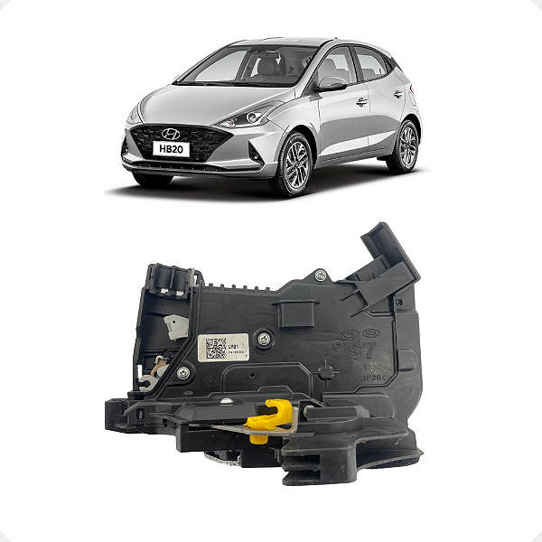 Fechadura Elétrica Traseira Esquerda HB20 2020 a 2025