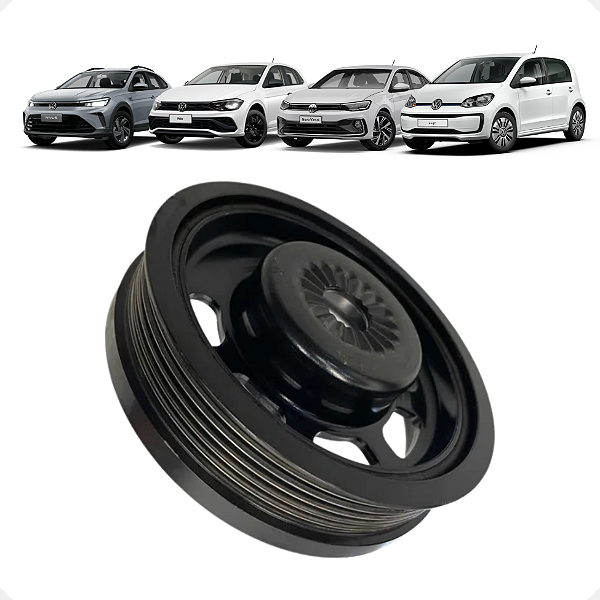 Polia Virabrequim VW Up Polo Gol Nivus 1.0 TSI 2017 a 2025