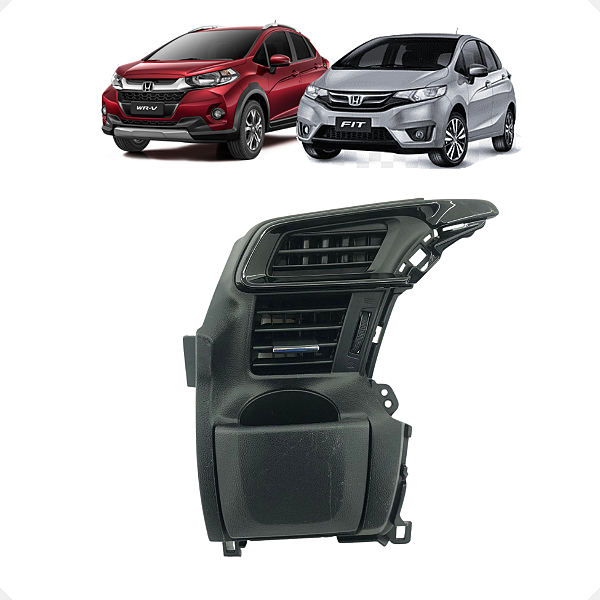 Difusor Ar Esquerdo Black Piano Honda Fit Wrv 2015 á 2021