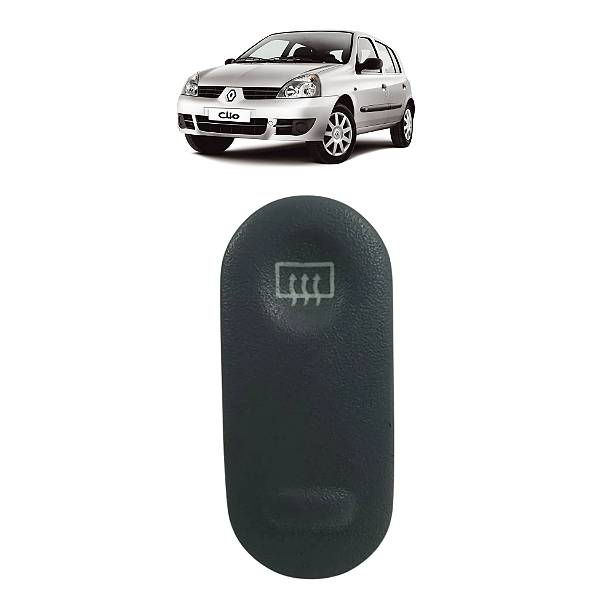 Comando Botão Desembaçador Traseiro Renault Clio 2006 A 2012