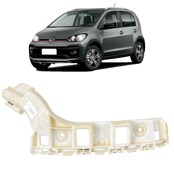 Guia Suporte Parachoque Traseiro Esquerdo VW Up! 2015 2016