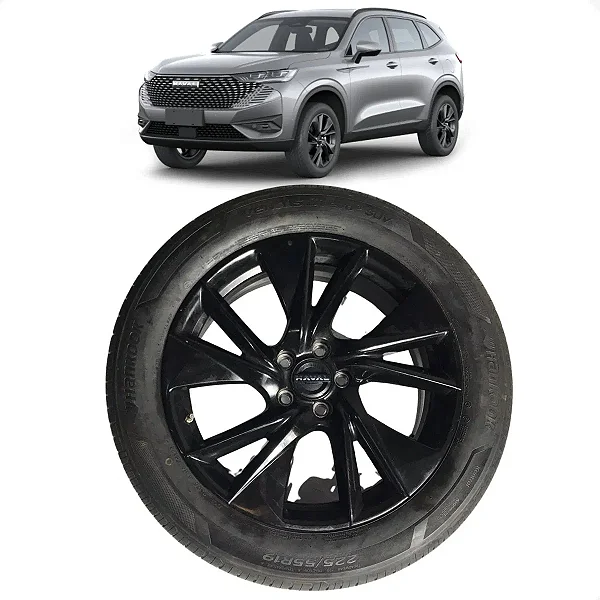 Roda C/Pneu 225/55 R19 GMW Haval H6 Turbo 2023 2024