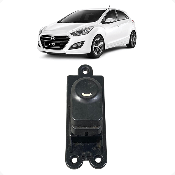 Botão Vidro Eletrico Traseiro Esquerdo Hyundai I30 2010 2011