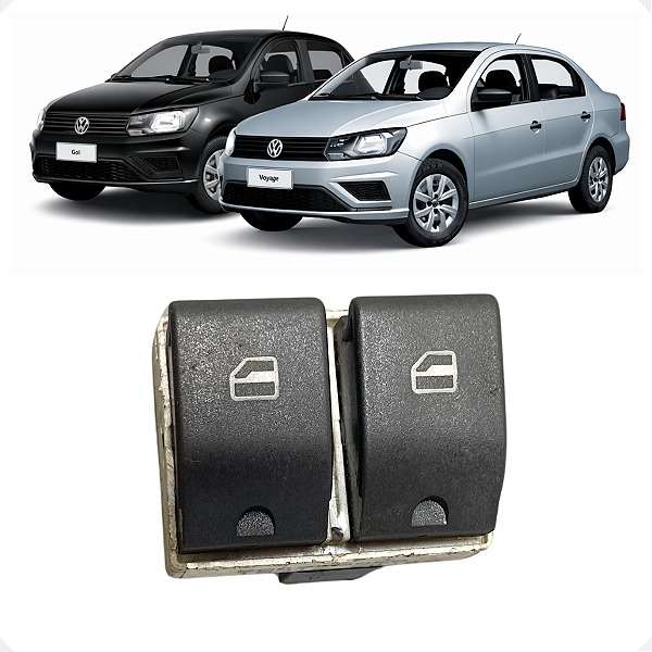 Botão Vidro Elétrico Volkswagen Gol Polo Voyage 2002 a 2014
