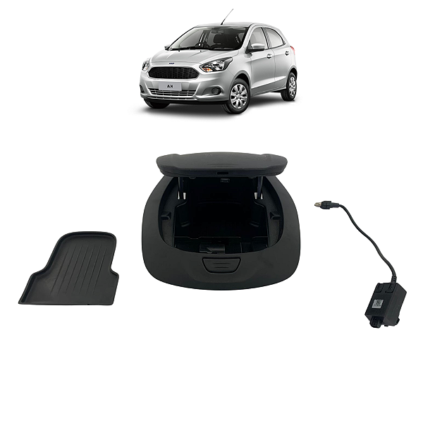 Porta Objetos Superior Painel C/ Usb Ford Ka 1.0 2014 á 2018