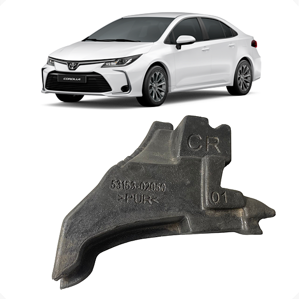 Absorvedor Batente Para Lama Direito Toyota Corolla 2017