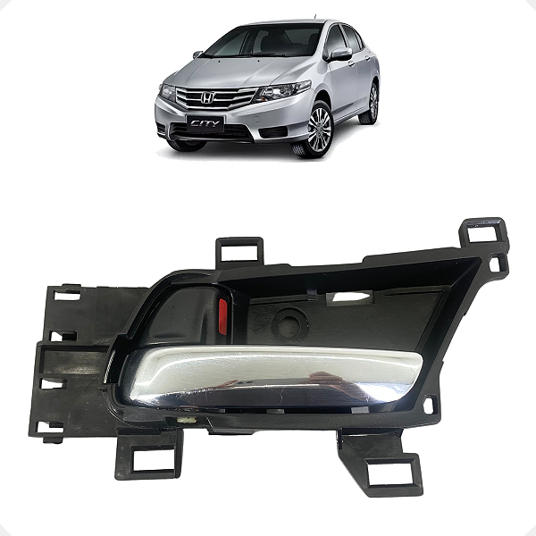 Maçaneta Interna Esquerda Honda City 2015 a 2021 C/ detalhe