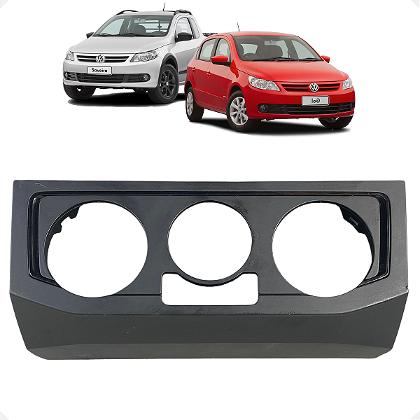 Moldura Painel Comando Ar VW Saveiro G7 2020 2021 2022