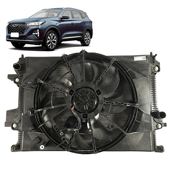 Kit Radiador Tiggo 7 Pro 1.6 2021 2022 2023 C/Detalhe