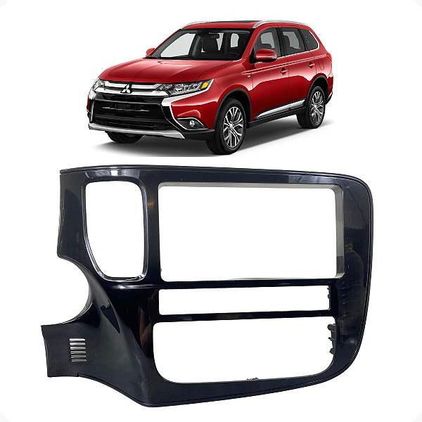 Moldura Central Painel Radio Outlander  2015 2016 17 a  2020