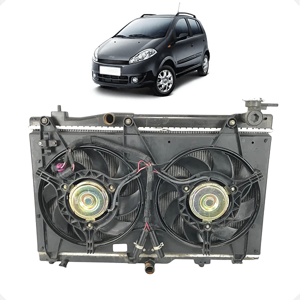 Kit Radiador Chery Face 1.3 2011 2012 C/ Detalhe