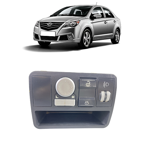 Moldura Comando Retrovisor Lifan 530 2015 2016 2017 2018