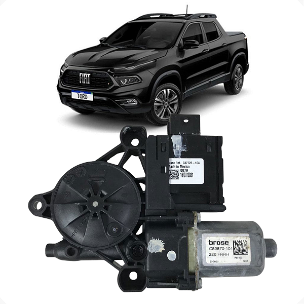 Motor Máquina Vidro Dianteiro Direito Fiat Toro 2021 2022