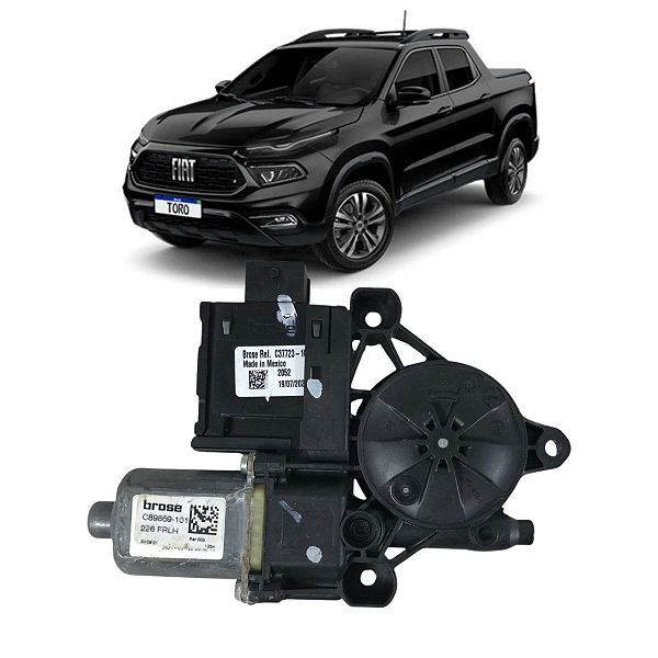 Motor Máquina Vidro Dianteiro Esquerdo Fiat Toro 2021 2022