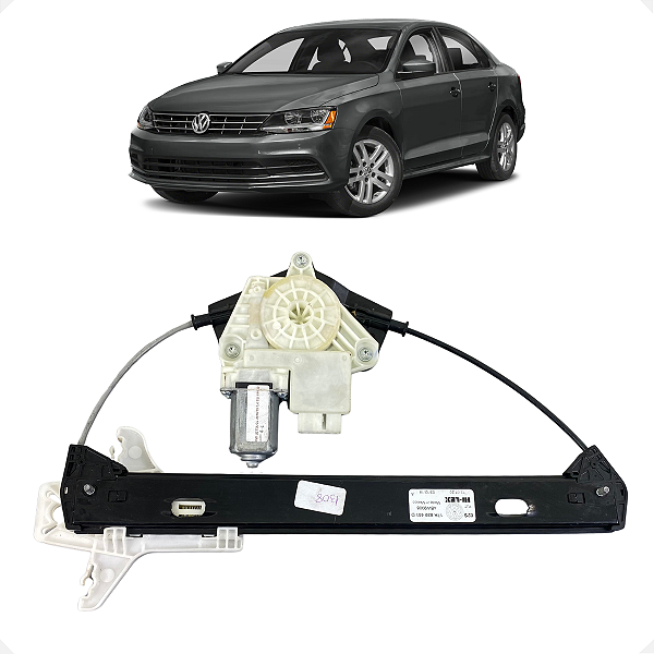 Máquina Vidro Traseira Esquerda Volkswagen Jetta 2018 2019