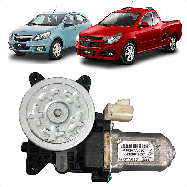 Motor Máquina Vidro Dianteiro Direito GM Agile Montana 2013